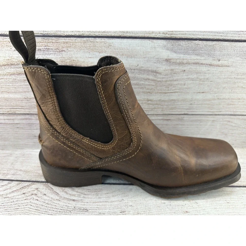 Ariat Midtown Rambler Men's Brown Chelsea Western Ankle Boots Size 8 D